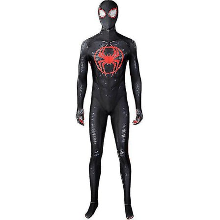 Spider-Man Miles Morales Cosplay-dräkt för barn och vuxna L Jumpsuit (ingen mask)