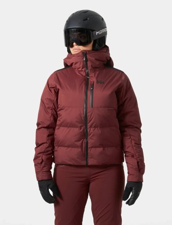 Helly Hansen W Kvitfjell Race Puffy Jacket - Burgundy - XL