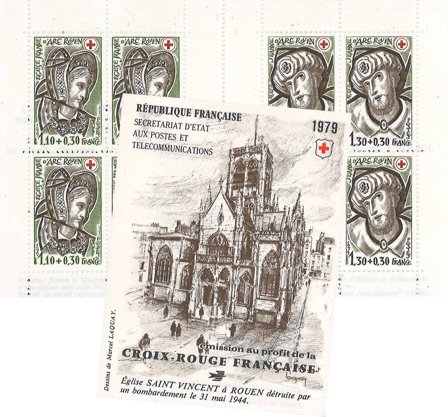 Frankrig 1979 - Røde Kors hæfte YT 2028 - Postfrisk