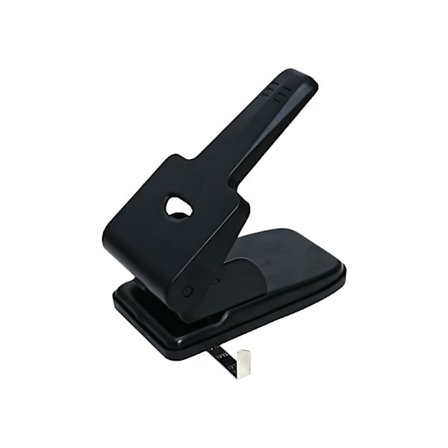 Manuel hulmaskine med to huller og lineal - Perfekt til kontor, skole og hjemmebrug