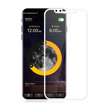 iPhone X - 2-PACK Skärmskydd av ProGuard (3D/HD-Clear) Fullfit