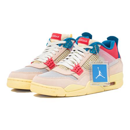 Nike Retro IV x Union Guava Ice sneakers , Beige , Dames , Maat: 44 EU