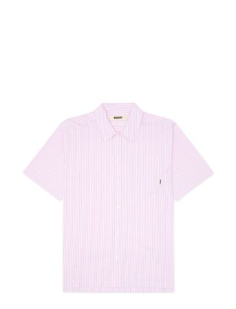 Wbbanks Stripe Shirt Pink Woodbird