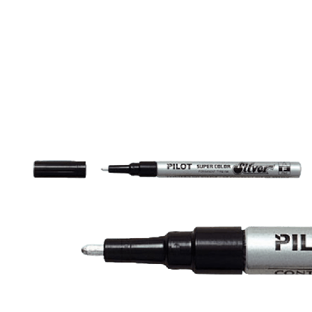 Pilot Märkpenna F silver 1,0 mm Kontor & papper