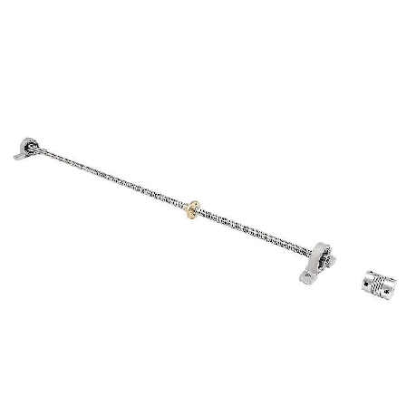 T8 8mm 500mm Johtoruuvitanko mutterilla ja laakeripesällä CNC-sarja 3D-tulostimeen jn