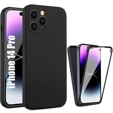 Coque - E.F.CONNECTION - för iPhone 14 Pro - Silikon - 360° skydd - Stötsäker