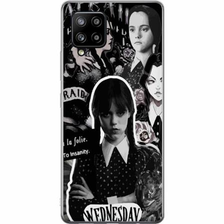 Samsung Galaxy A42 5g Genomskinligt Skal Wednesday Addams