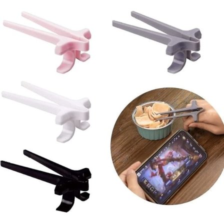 4 stk. fingerpinner for gamere, snacksklips potetgull ekstra kontrollere spilltilbehør