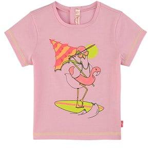 Billieblush Pink Surfing Bird T-Shirt - Tops - 3 years - Pink - Mädchen