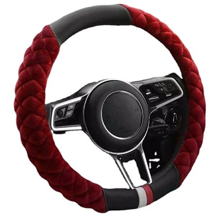 GM Rattet Betræk Fluffy Vinter Plys Rattet Betræk