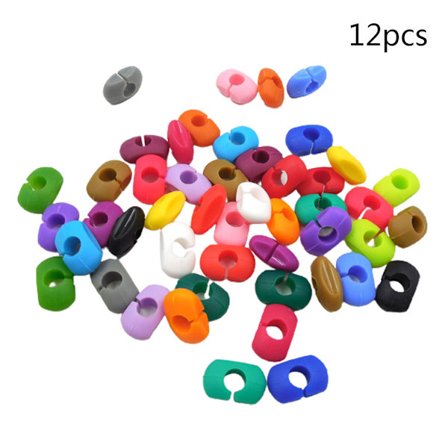 8/12/24 Farger Vinglass Markers Silikon Drikke Glass Charms Tags Etiketter Skilt