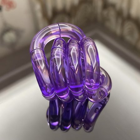 Stressreduserende leke, allsidig vridbart tau, temperaturfølsom tangle, fokus trening verktøy