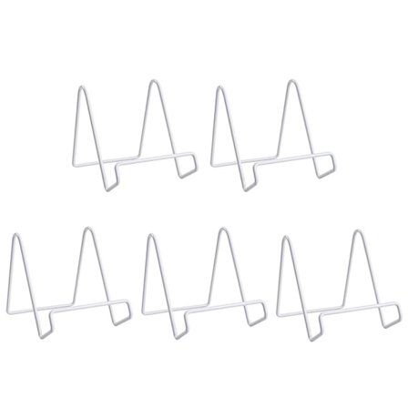 5-pakning Tallerkkenhylle Bilderammehylle HVIT MEDIUM HVIT WHITE