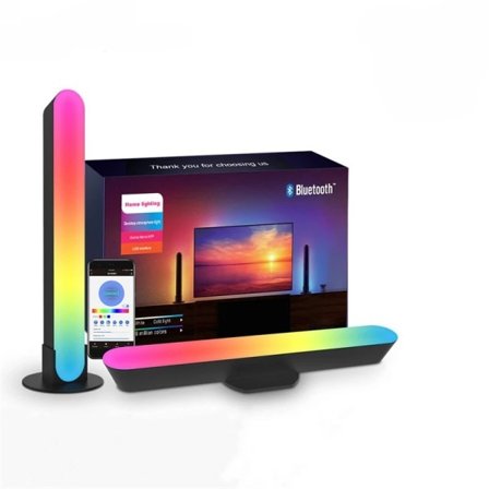 RGB Symphony Lights LED Desktop Atmosfære Natt Lys Musikk Rhythm Ambient Pickup Lampe