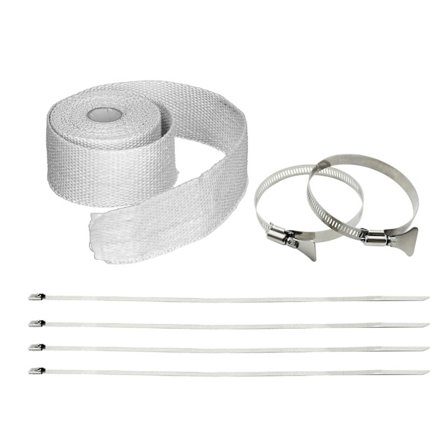 1 Set Motorcyklar Glasfiber Värmetejp Värme Glasfibertejp Hylsa