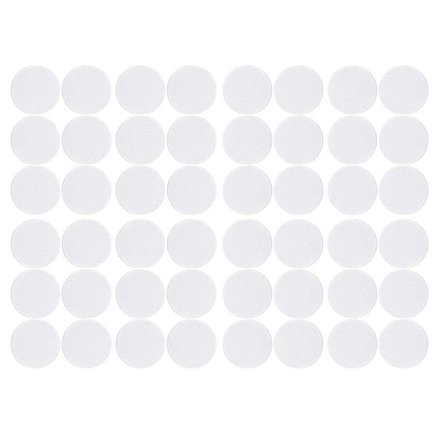 2.5 tum Monotub Självhäftande Filter Diskar - 2MM Tjocka Monotub Filter Diskar Vit