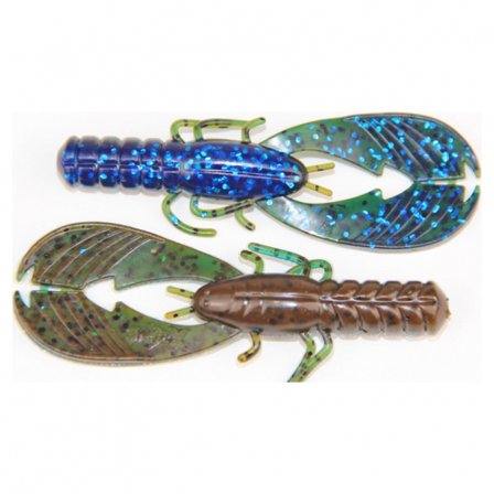 X Zone Pro Series Muscle Back Finesse Craw, 8,2cm (8-pack) - Okeechobe