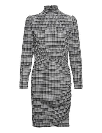 2Nd Louanna - Structural Check Dresses Cocktail Dresses Multi/mønstret 2NDDAY