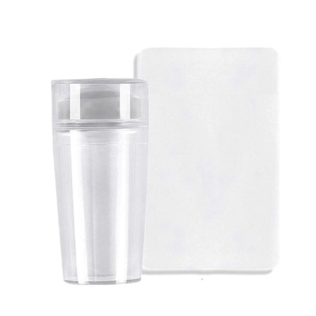 Nagelstämpel Nagel Skrapa Gel Polish Stämpel Sminkverktyg Icke-deformerad Återanvändbar Enkelt Huvud