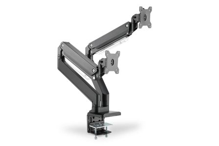 Digitus Dual Gas Spring monitor Desk mount 2x35IN 2x15 kg max black NS
