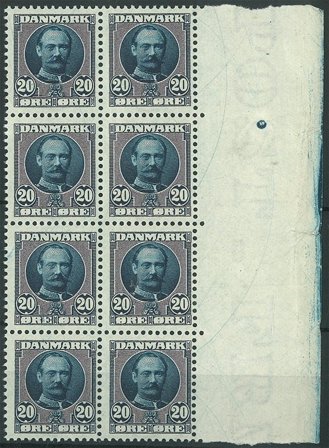 Danmark - AFA 56 ubrugt 8-blok