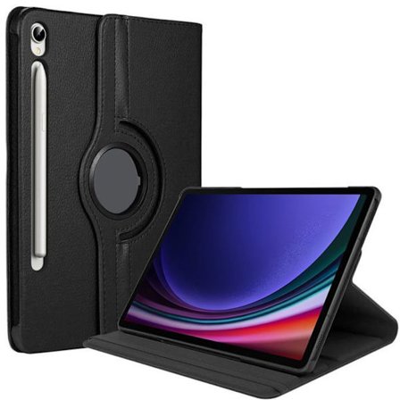 Beskyttelsescover - BOOLING - til Samsung Galaxy Tab S9 - Drejelig 360° - Sort - 11 Tommer