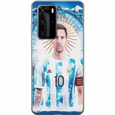 Huawei P40 Pro Genomskinligt Skal Messi