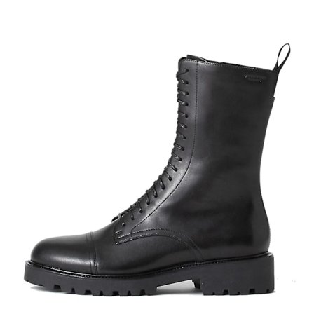 Dam Vagabond Kenova Läder Lace-up Low Platform Mid-Calf Boots