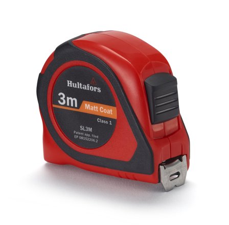 Hultafors SL 3M Måttband 3 m, Mått & vattenpass
