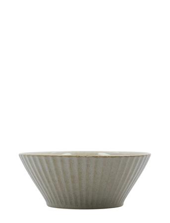 Bowl, Hdpleat, Grey/Brown Home Tableware Bowls Breakfast Bowls Grey House Doctor