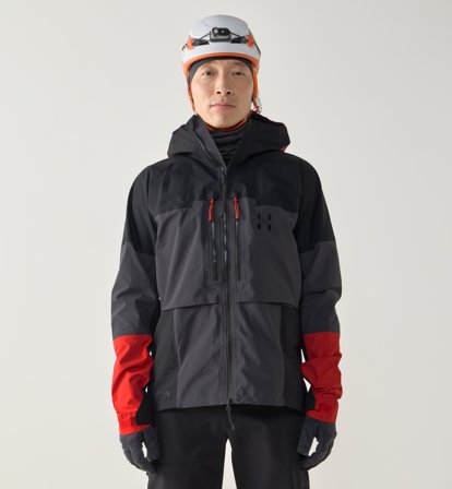 Haglöfs Spitz GTX Pro II Jacket Men Magnetite/True Black - XXL