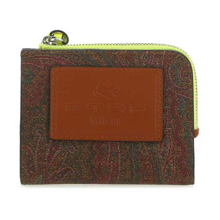 Etro Wallets & Cardholders Brun, Dame Punge og Kortholder, Størrelse: ONE Size