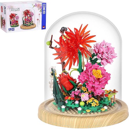 Kreativt Bonsai Blombukett Byggsats, Blomster Botanisk Samling Byggnadsleksak, Byggklossar Set För Vuxna Och Barn