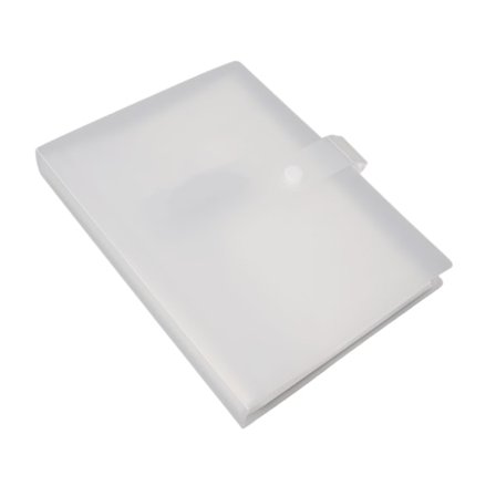 80 rum Neglekunst Klistermærke Opbevaringsbog Stor Kapacitet Frostet Transparent Tom Neglekunst Klistermærke Fotoalbum