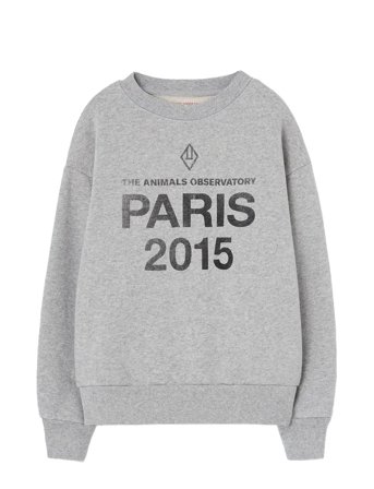 THE ANIMALS OBSERVATORY Sun Frey Bear Sweatshirt - Grey - 6 Y