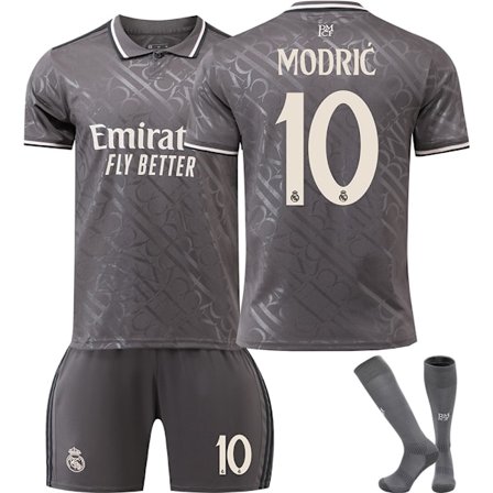 2024-2025 Real Madrid Aawy Barnfotbollströja Jersey Nr.10 MODRIC