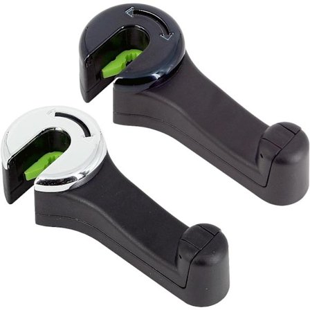 2 i 1 skjult krok for bilhodestøtte bil lommebokholder