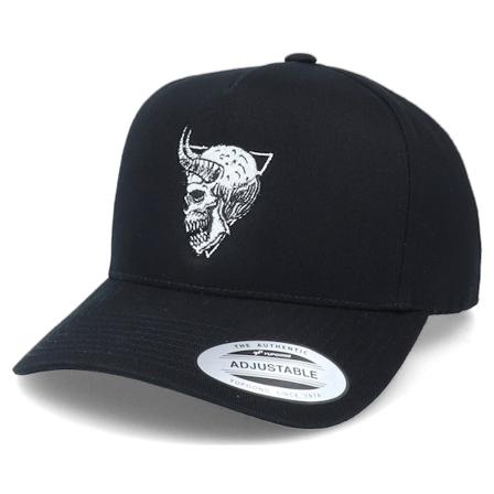 Iconic - Noir adjustable Casquette - Horned Demon Curved A-Frame Black Adjustable @ Hatstore