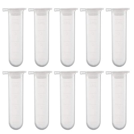 50 st 5 ml centrifugrör för vetenskapligt laboratorium, teströr med snäpplock för experiment