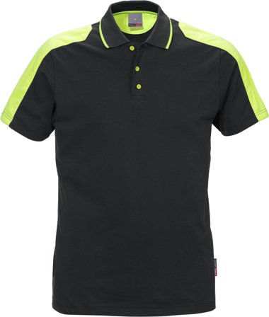 Fristads 7448 RTP Poloshirt sort Sort, Tøj