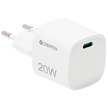 Champion Nordic Laddare 20w Pd Svart Övriga tillbehör Vit