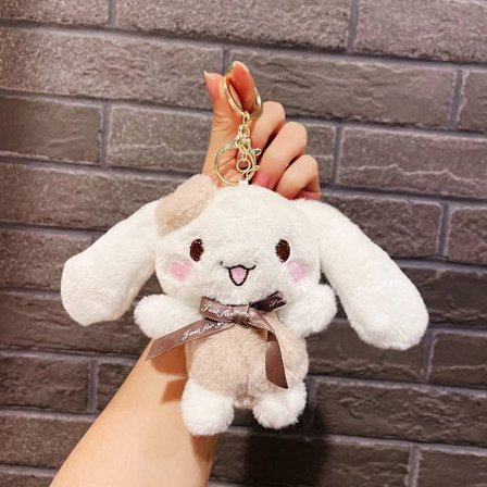 Sød lille dukke, par taske vedhæng, plyslegetøj dukke nøglering, dukke vedhæng