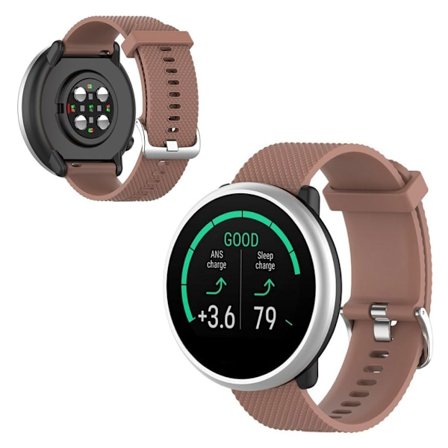 Polar Ignite simple silicone watch band - Brown