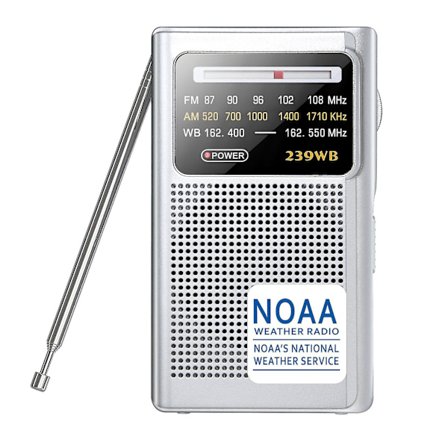 Mini Stereo Pocket Radio Mini Audio Med Hörlursuttag Bärbar Radio