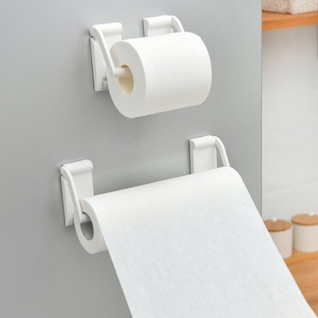 Käytännöllinen wc-paperiteline, yksinkertainen seinälle kiinnitettävä wc-paperi