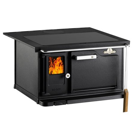 Josef davidssons JD 227 vedkomfyr med stekehelle' - 'Svart