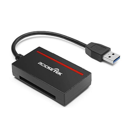 Cfast 2.0 -lukija USB 3.0 - SATA-sovitin Cfast 2.0 -kortille ja 2,5 tuuman HDD-kiintolevylle / SSD:n luku- ja kirjoitus