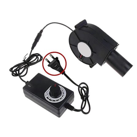 97mmx33mm Luftblæser Ventilator Med Hastighedsregulator Stærk Vind Kompatibel Komfur Kabinet Røgudsuger AC Drevet Ventilator 9733 Kompatibel DIY db