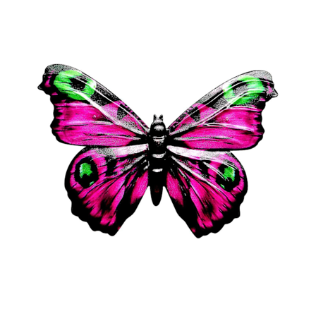 Trädgårds Fjärilskonst Utomhus Trädgård Bakgård Metalldjur Dekoration Present