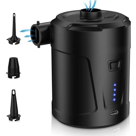 Oppustelig madras oppustelig, elektrisk luft pumpe, oppustelig madras pumpe, deflator til både, oppustelige swimmingpools, madrasser, camping